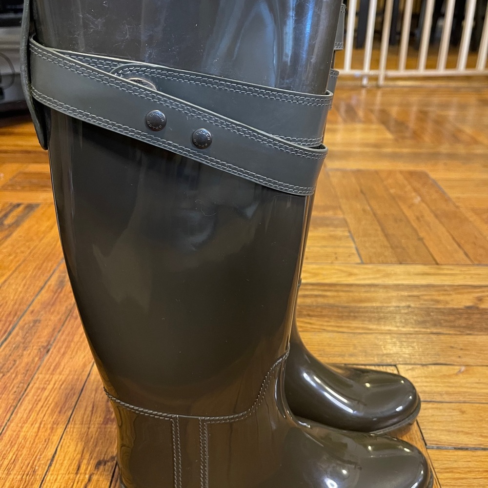 Coach Talia Rain Boot Size 6 - Picture 6 of 11